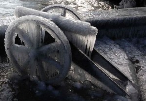 frozen cannon